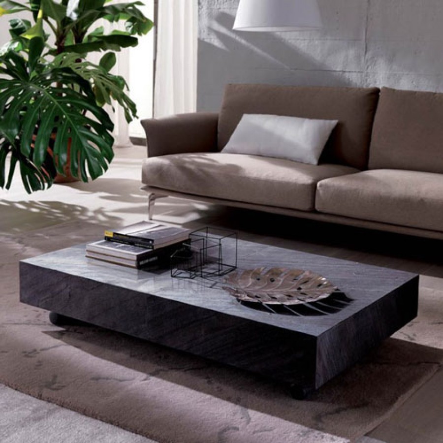 Masuta de cafea extensibila, multifunctionala, Ozzio Italia, Box Legno